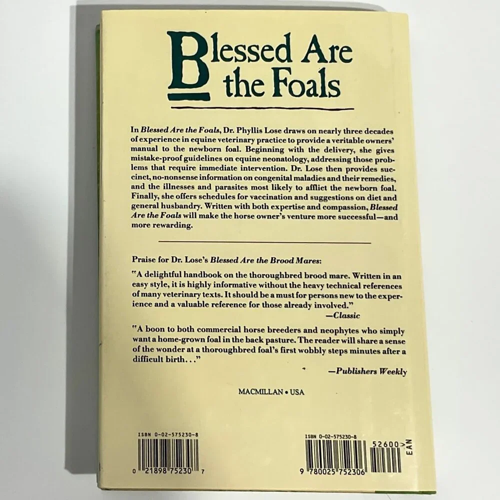 Book Blessed are the Foals Hardcover with Dust Jacket
